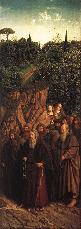 EYCK, Jan van The Holy Hermits Germany oil painting art